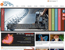 Tablet Screenshot of earthhospital.co.in